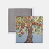 Farbiger Baummagnet Magnet (Vorderseite/Rückseite)