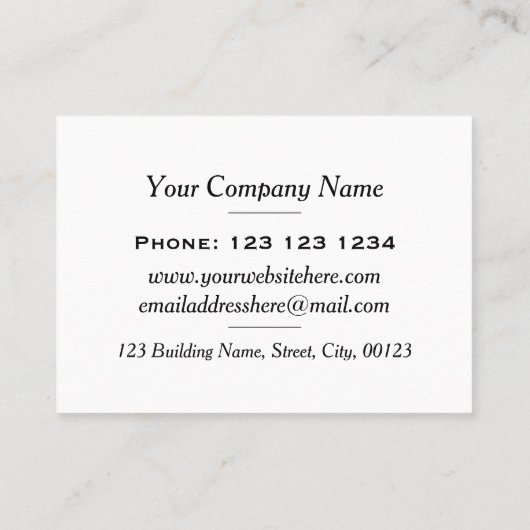 Farbiger Beach Holiday Scene Travel Agent Visitenkarte (Rückseite)