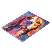 Farbiger Beagle Notizblock (Linke Seite)