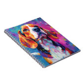 Farbiger Beagle Notizblock (Rechte Seite)