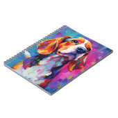 Farbiger Beagle Notizblock (Linke Seite)