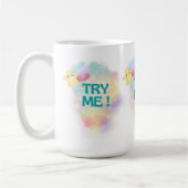 Farbiger Becher Kaffeetasse (Links)