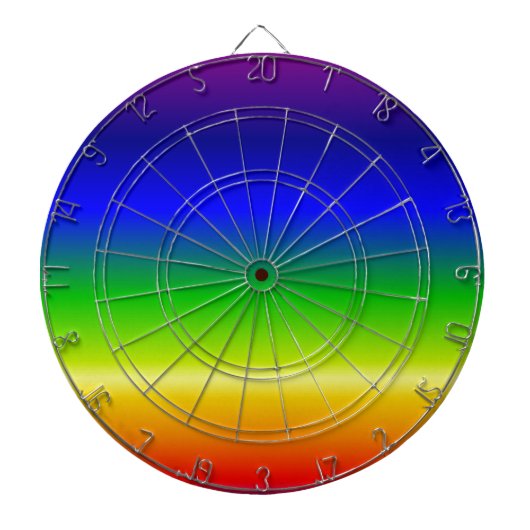 Farbiger, benutzerdefinierter Designer Dartscheibe (vorne)