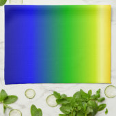 Farbiger, benutzerdefinierter Designer Geschirrtuch (Gefaltet)