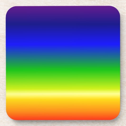 Farbiger, benutzerdefinierter Designer Getränkeuntersetzer (Vorderseite)