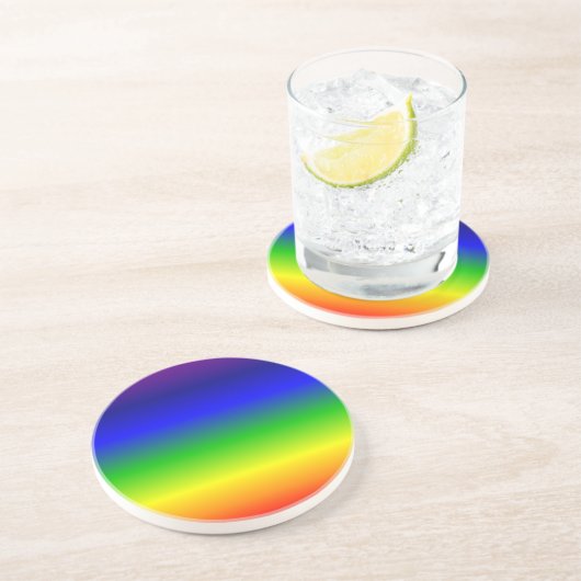 Farbiger, benutzerdefinierter Designer Getränkeuntersetzer (Seite)