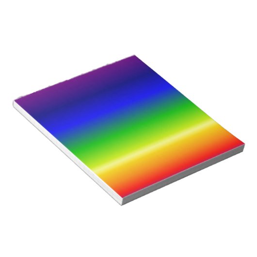 Farbiger, benutzerdefinierter Designer Notizblock (angewinkelt)