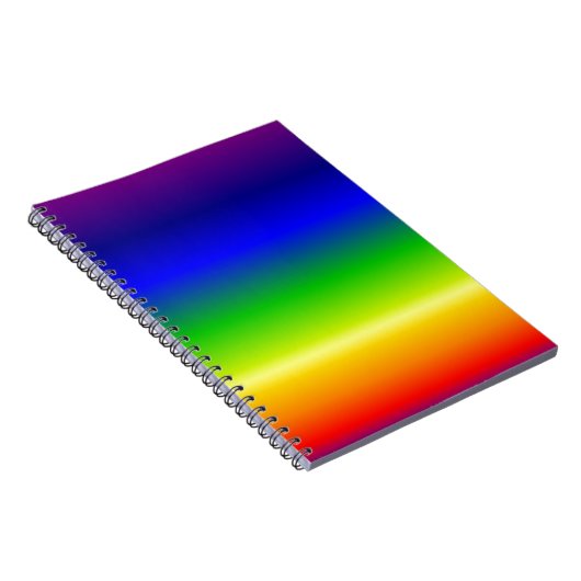 Farbiger, benutzerdefinierter Designer Notizblock (Rechte Seite)