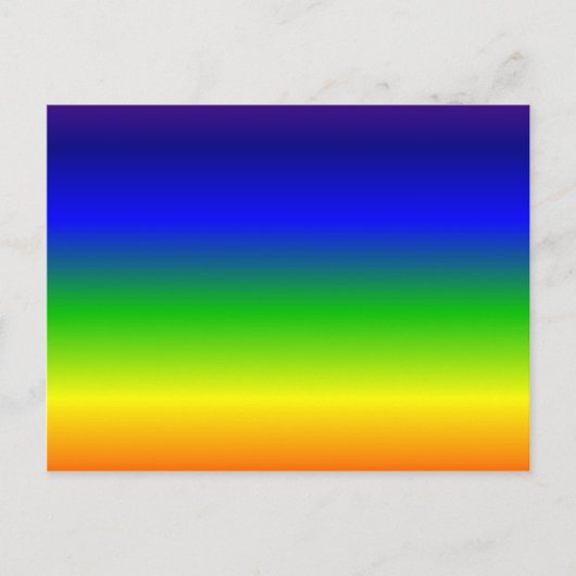 Farbiger, benutzerdefinierter Designer Postkarte (Vorderseite)