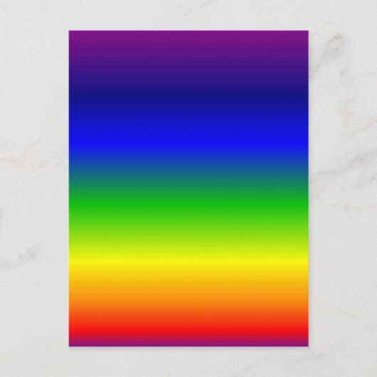 Farbiger, benutzerdefinierter Designer Postkarte (Vorderseite)