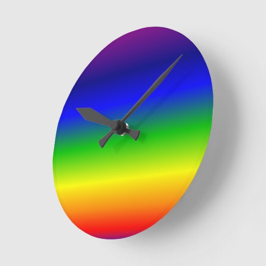 Farbiger, benutzerdefinierter Designer Runde Wanduhr (Winkel)