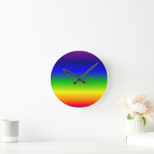 Farbiger, benutzerdefinierter Designer Runde Wanduhr (Zuhause)