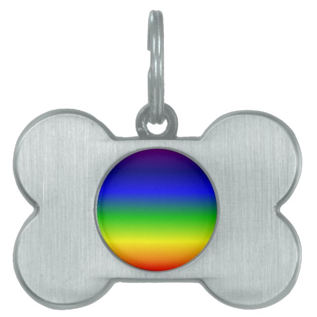 Farbiger, benutzerdefinierter Designer Tiermarke (Vorderseite)