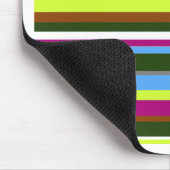 Farbiger, benutzerdefinierter Designerstreifen Mousepad (Ecke)