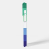 Farbiger, benutzerdefinierter Gay Flag-Text Case-Mate iPhone Hülle (Rückseite / Links)