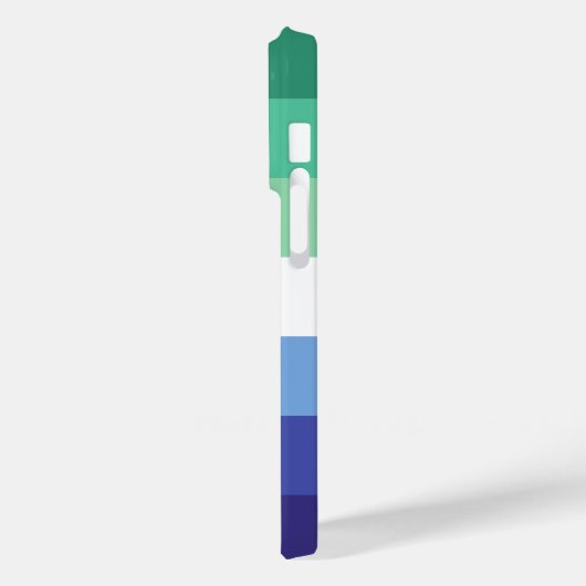 Farbiger, benutzerdefinierter Gay Flag-Text Case-Mate iPhone Hülle (Rückseite / Links)