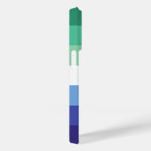 Farbiger, benutzerdefinierter Gay Flag-Text Case-Mate iPhone Hülle (Rückseite / Rechts)