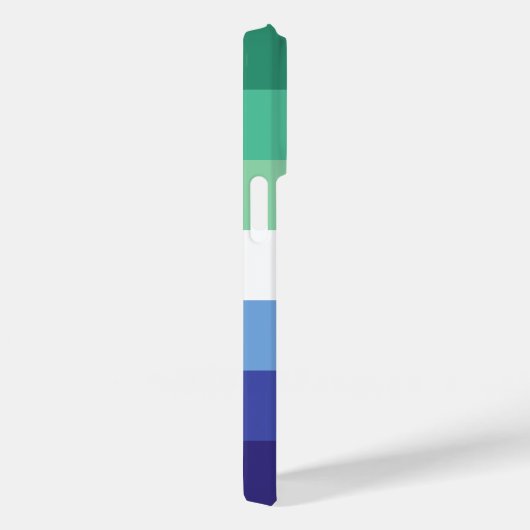 Farbiger, benutzerdefinierter Gay Flag-Text Case-Mate iPhone Hülle (Rückseite / Rechts)