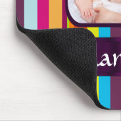 Farbiger Bonbenstreifen Mousepad (Ecke)