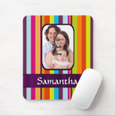 Farbiger Bonbenstreifen Mousepad (Mit Mouse)