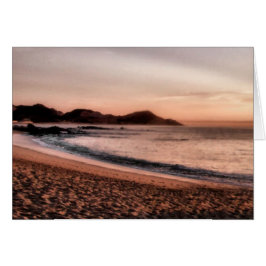 Farbiger Cabo-Sonnenuntergang