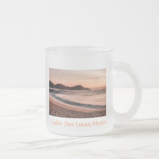Farbiger Cabo-Sonnenuntergang Mattglastasse (Rechts)