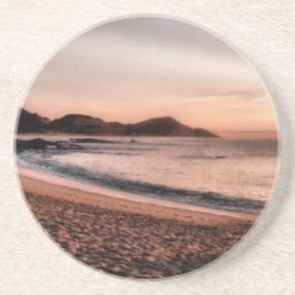 Farbiger Cabo-Sonnenuntergang Sandstein Untersetzer