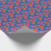 Farbiger Cartoon Octopus Wasserfarben Muster Geschenkpapier (Ecke)