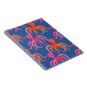 Farbiger Cartoon Octopus Wasserfarben Muster Notizblock (Rechte Seite)