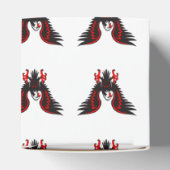 Farbiger Cartoon Roter und Schwarzer Adler Geschenkschachtel (Oben)