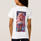 Farbiger Cartoon T - Shirt für Kinder (Rückseite)