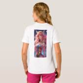 Farbiger Cartoon T - Shirt für Kinder (Schwarz voll)