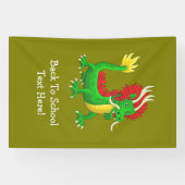 Farbiger chinesischer Drache Banner (Horizontal)