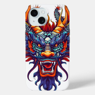Farbiger chinesischer Drache Case-Mate iPhone Hülle
