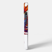 Farbiger chinesischer Drache Case-Mate iPhone Hülle (Rückseite / Links)