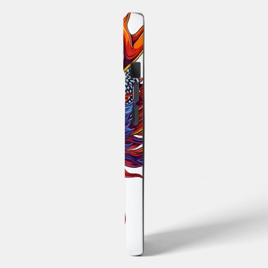 Farbiger chinesischer Drache Case-Mate iPhone Hülle (Rückseite / Links)