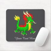Farbiger chinesischer Drache Mousepad (Mit Mouse)