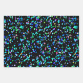 Farbiger Confetti Geschenkpapier Set (Vorderseite)