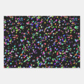Farbiger Confetti Geschenkpapier Set (Vorderseite 3)