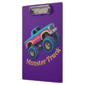 Farbiger Coolster Monster Truck Klemmbrett (Links)