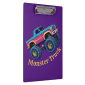 Farbiger Coolster Monster Truck Klemmbrett (Rechts)