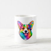 Farbiger Corgi Kaffeetasse (Mittel)