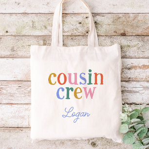 Farbiger Cousin Crew Individuelle Name Tragetasche