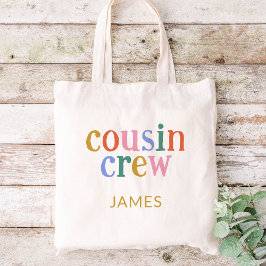Farbiger Cousin Crew Individuelle Name Tragetasche