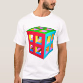 Farbiger Cube-T - Shirt (Vorderseite)