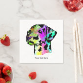 Farbiger Dalmatiner Serviette (Beispiel)