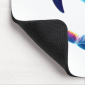 Farbiger Delfin Süße Kunst Mousepad (Ecke)
