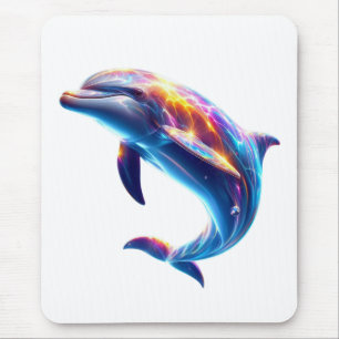Farbiger Delfin Süße Kunst Mousepad
