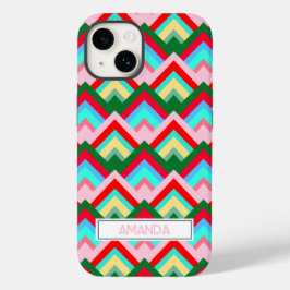 Farbiger Diamant-Berggipfel Personalisiert Case-Mate iPhone 14 Hülle
