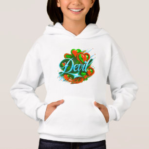 Farbiger Digital-Design-Mädchen-Pullover-Hoodie –  Hoodie